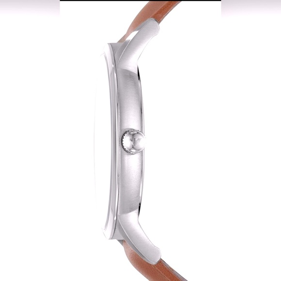 Emporio Armani Men's Stainless Steel Dress Watch with Quartz Movement - Picture 4 of 11